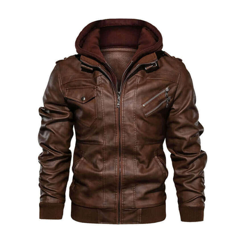 Campera de Cuero Masculina