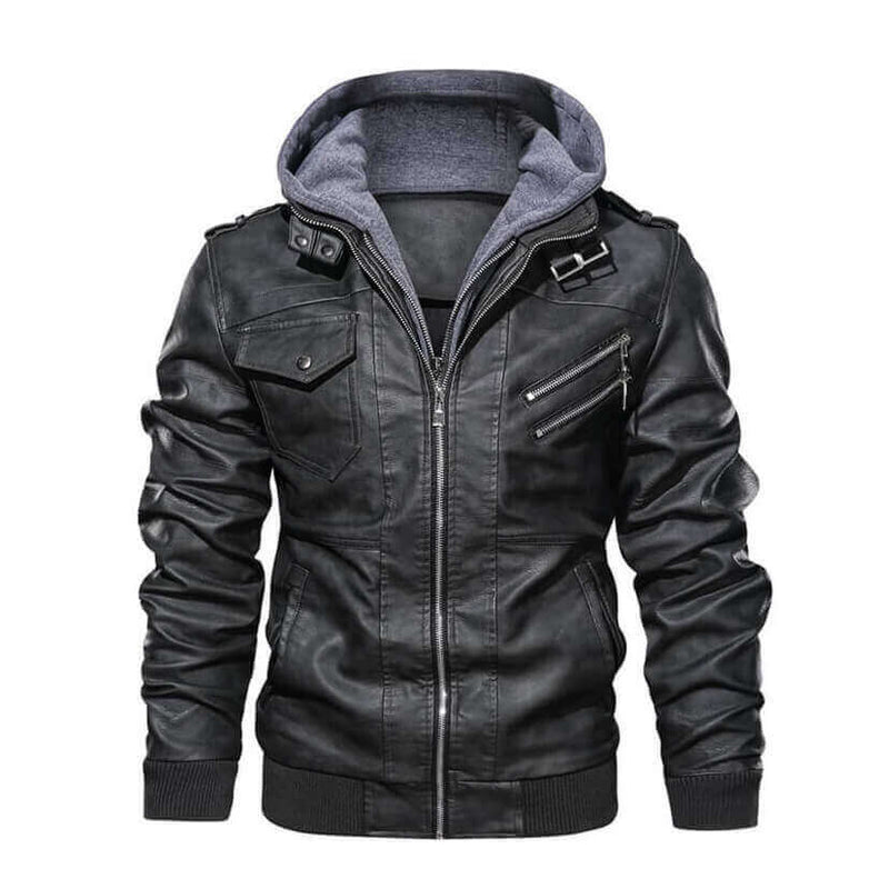 Campera de Cuero Masculina