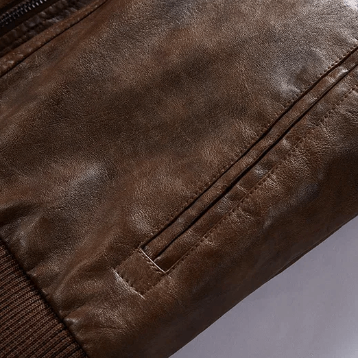 Campera de Cuero Masculina