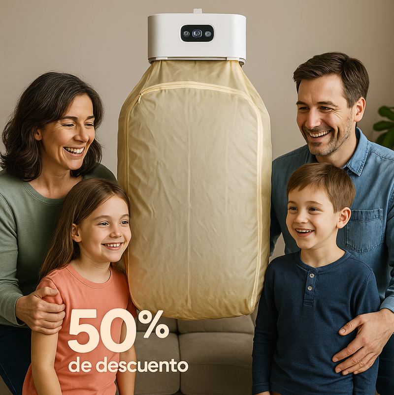 Secadora de Ropa Portátil 💨 ¡Ropa seca sin sol, sin arrugas y en minutos! 👚