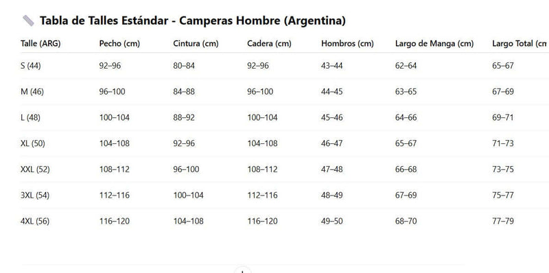 Campera de Cuero Masculina